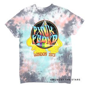 Pink Floyd London 1973 Tie Dye Band T-Shirt Tee